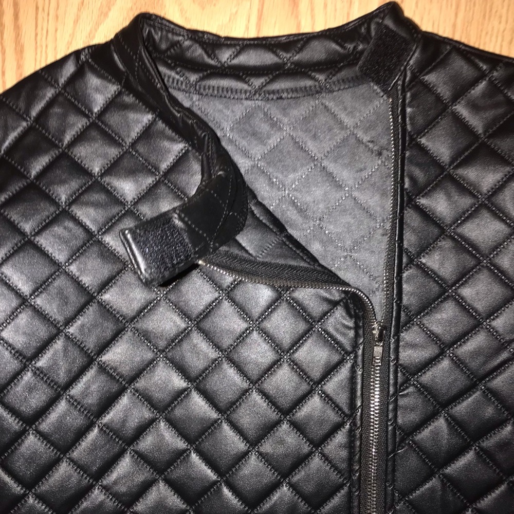 Quilted Little Black Jacket / Dress - Picture 3 of 6